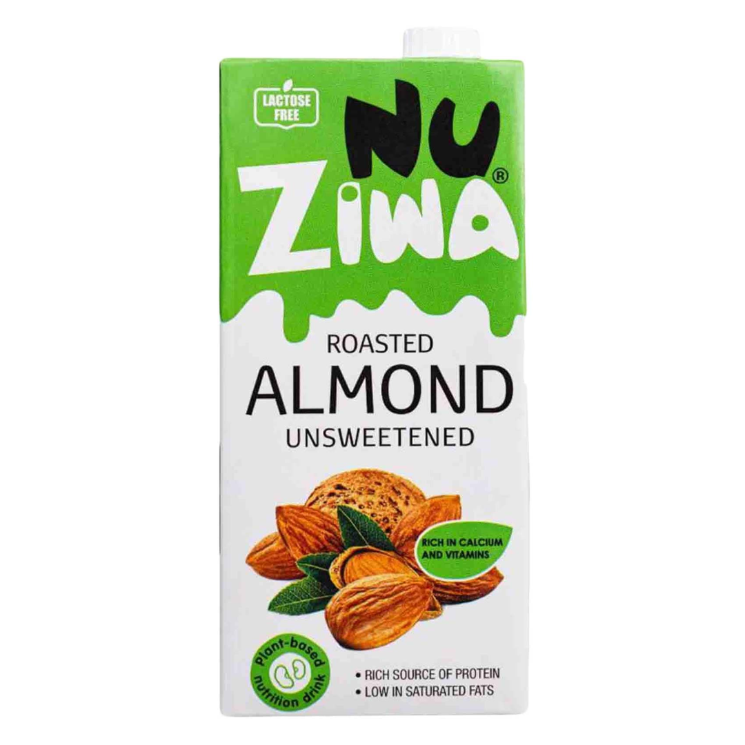 NUZIWA ALMOND UNSWEETENED 1000ML